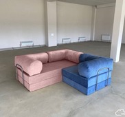 любой цвет Угловой бескаркасный диван Тедди купить от производителя