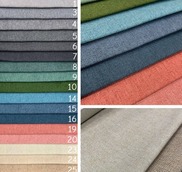 любой цвет Рогожка стандарт палитра для подушек на подоконник