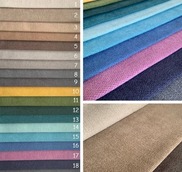 коричневый, красный, бежевый, серый, темно - серый Рогожка с эффектом мешковины палитры для подушек на подоконник