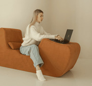 бескаркасное кресло "Мягкий Подоконник" Кресло для работы